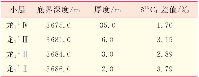 碳同位素分析實例數(shù)據